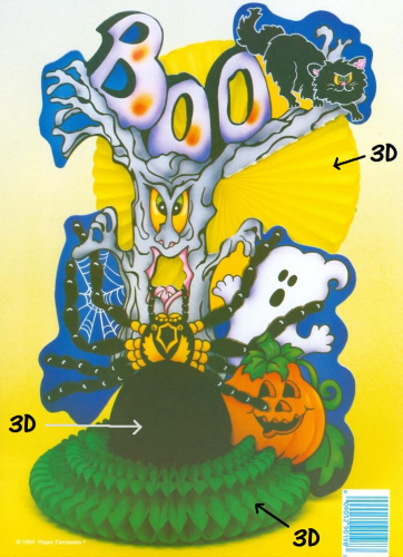 Halloweendekoration "Boo"-Baum
