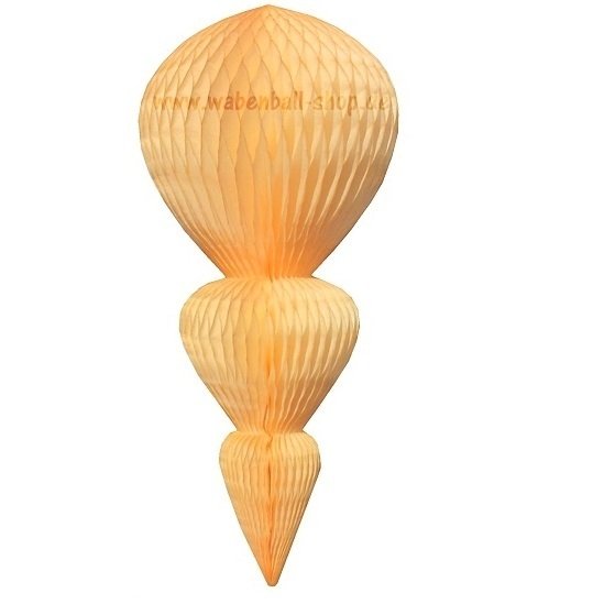 Wabenball-Form 1 - Apricot