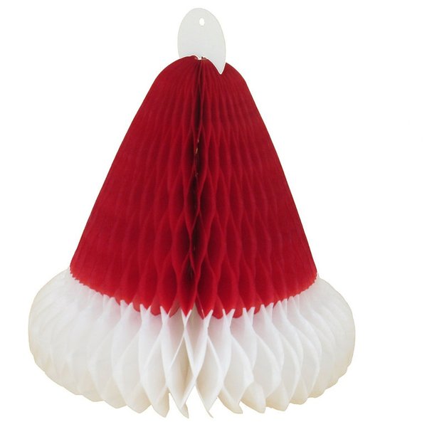 Weihnachtsmann-Mütze - rot-weiß